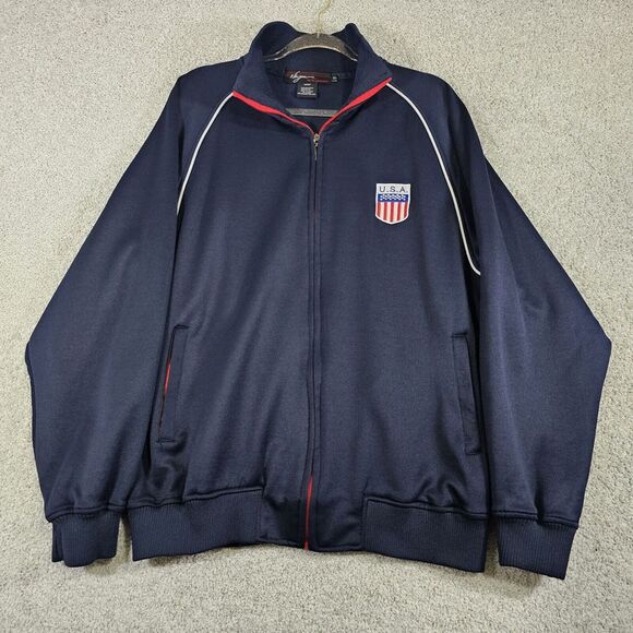 Other - VTG Nbn gear USA Track Jacket XL Soccer Basketball Baseball Warmup Sports Coat